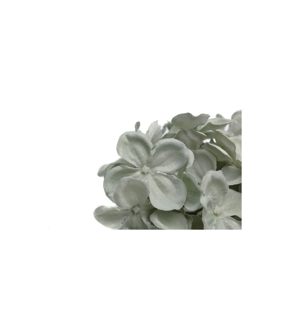 HORTENSIA DE TELA 16 CM - Flores De Tela - Materiales para tocados, Flores  preservadas, Flecos de plumas, Flores de porcelana y