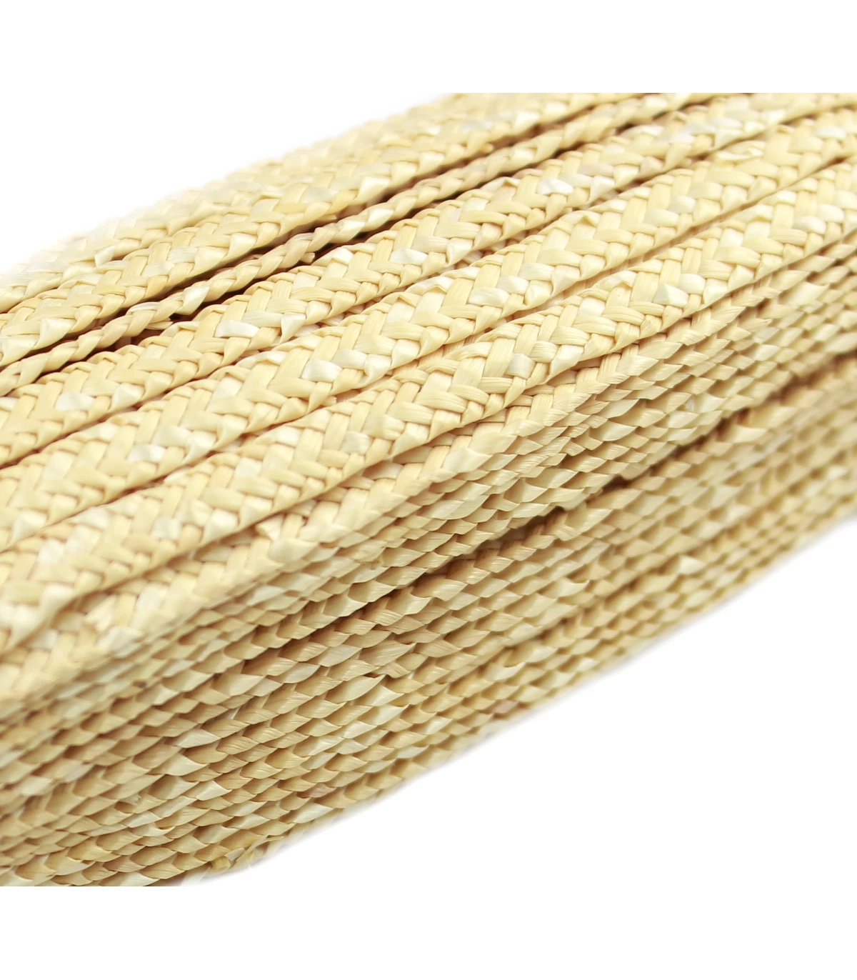 Milan Straw Braid 5mm Natural - Braided Natural Straw - Materials for  headdresses, Quality fabrics, Headbands, Yarn spools and m