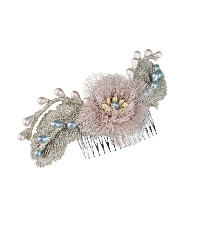 TULLE FLOWER CHILDREN'S HAIRPIECE