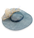 SINAMAY HAT WITH OCA BIOT FEATHERS