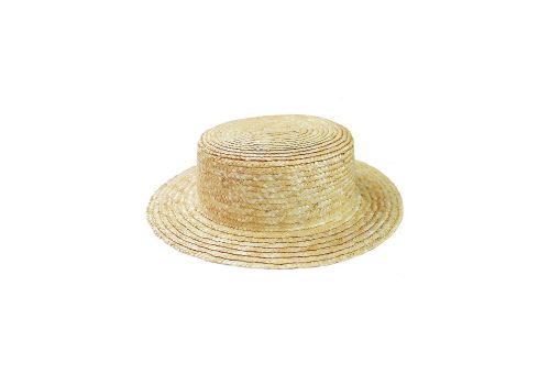 Sombrero de paja rígida ajustable para hombre, mujer y niño